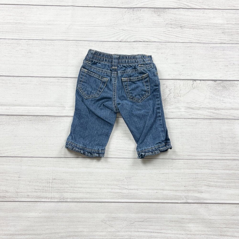 Koala Kids Baby Jeans Denim Pull-On Pants Elastic Waist Infant Girl 3-6 Months - Picture 3 of 3